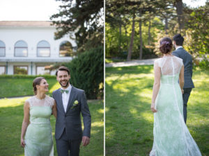 Frühlingshochzeit in Flieder und Grüntönen im Kurpark Bad Vöslau von Barbara Wenz Hochzeitsfotografin