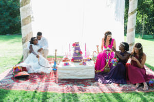 Bunte Orient Hochzeit in der Stadtflucht Bergmühle von Barbara Wenz Hochzeitsfotografie