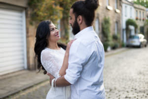 Paarfotos in Edinburghs Innenstadt Hochzeitsfotografin