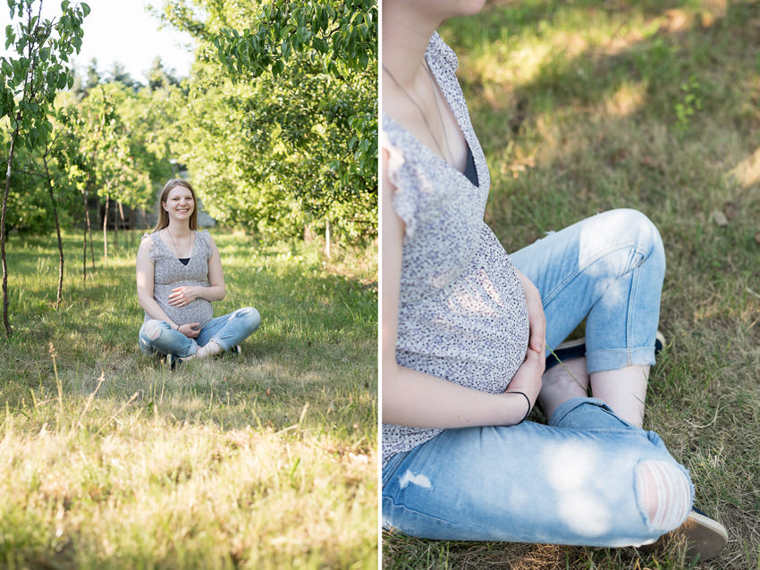 Babybauchfotos und Schwangerschaftssession in Wien in der Gärtnerei Jakubek