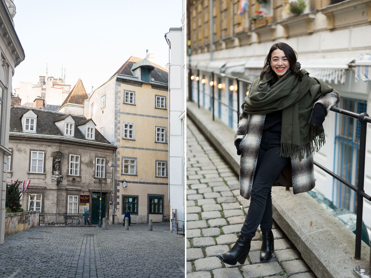 Outdoor Portraitfotos urban im Winter