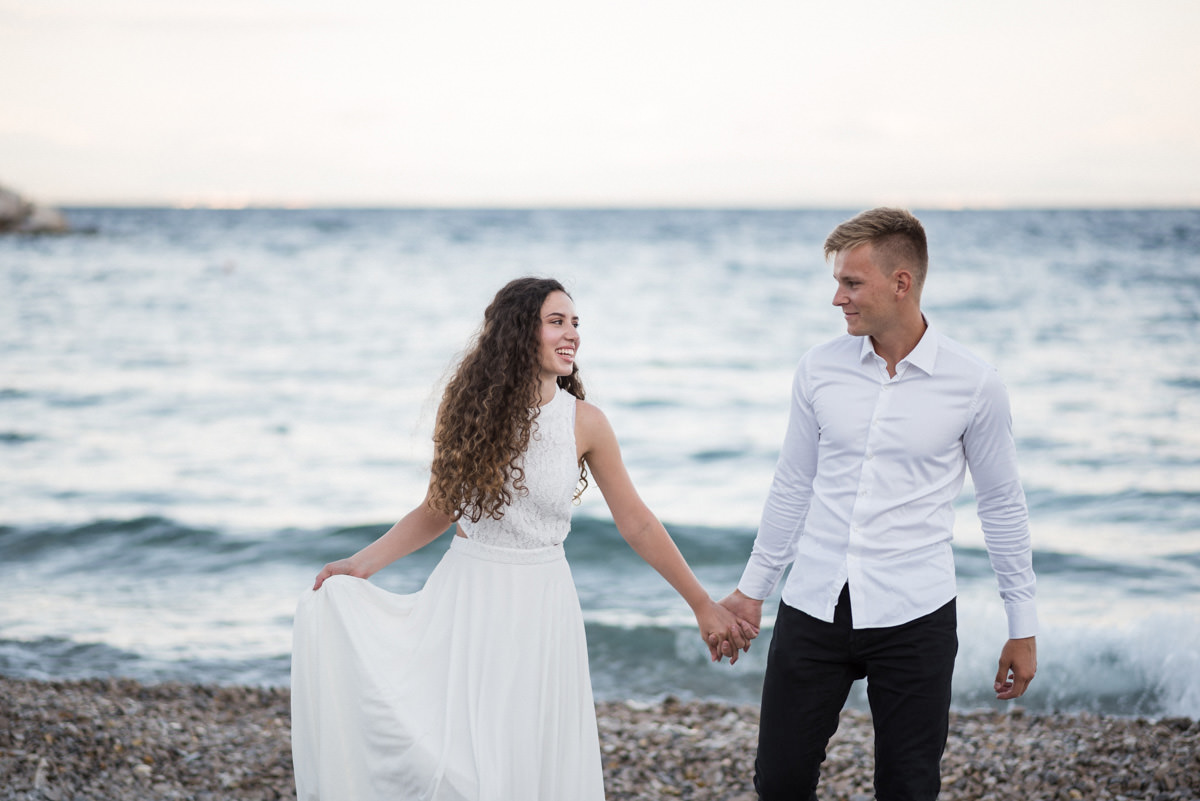 After Wedding Shoot by the sea in Opatija by Istrien Wedding Photographer