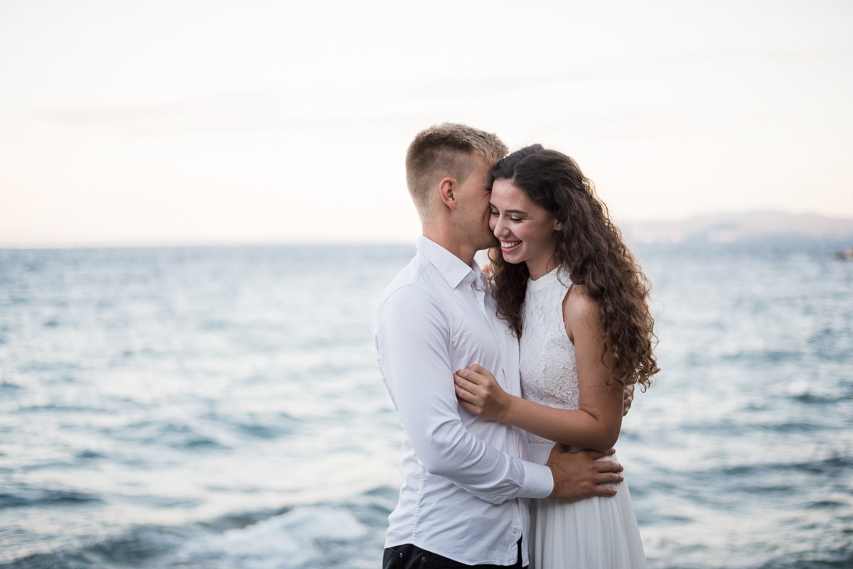 After Wedding Shoot by the sea in Opatija by Istrien Wedding Photographer