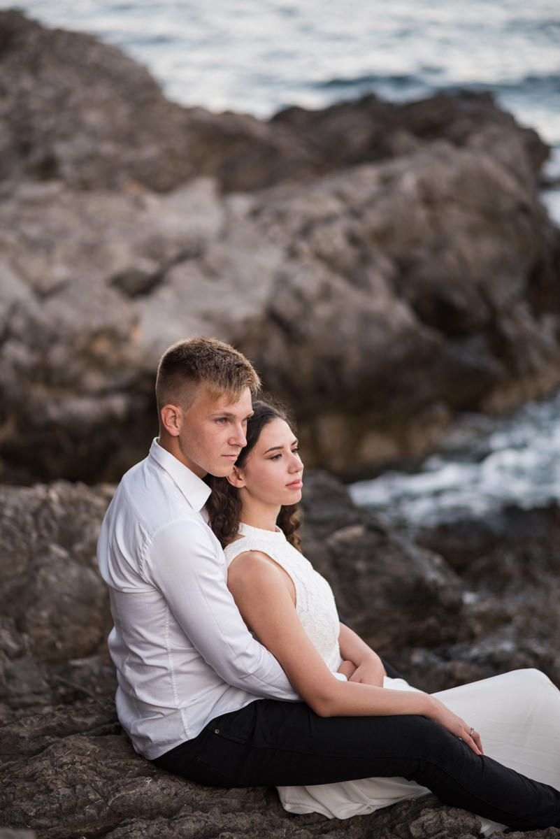 After Wedding Shoot by the sea in Opatija by Istrien Wedding Photographer