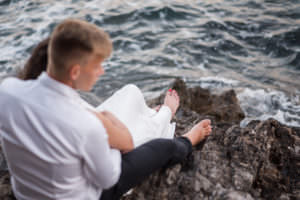 After Wedding Shoot by the sea in Opatija by Istrien Wedding Photographer