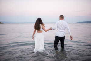 After Wedding Shoot by the sea in Opatija by Istrien Wedding Photographer