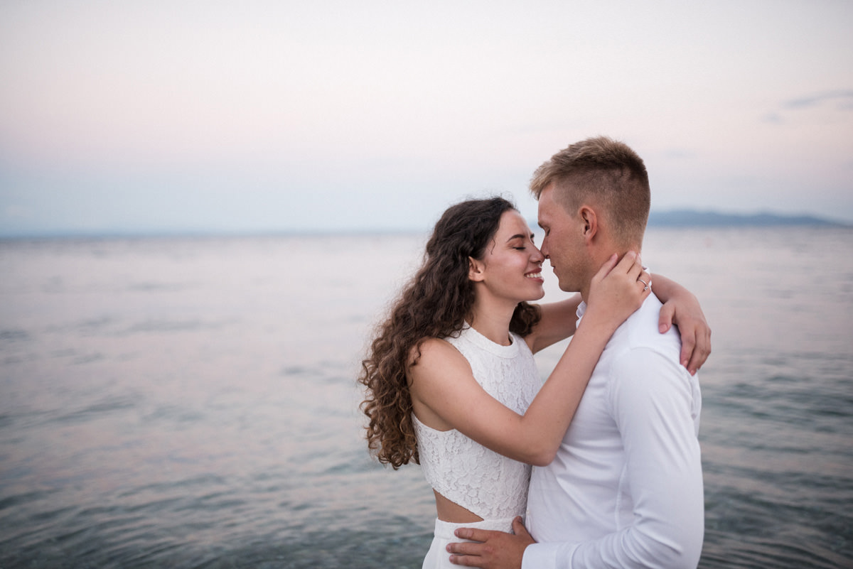 After Wedding Shoot by the sea in Opatija by Istrien Wedding Photographer