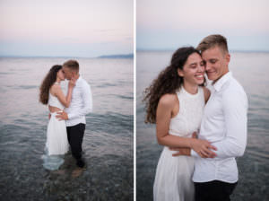 After Wedding Shoot by the sea in Opatija by Istrien Wedding Photographer