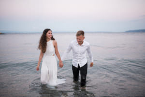 After Wedding Shoot by the sea in Opatija by Istrien Wedding Photographer