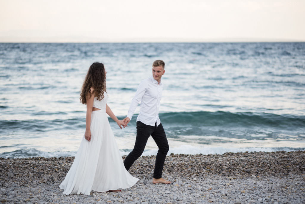 After Wedding Shoot by the sea in Opatija by Istrien Wedding Photographer