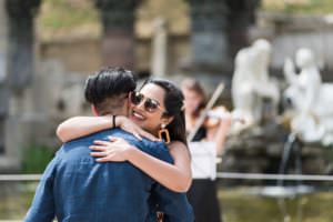 Heiratsantrag mit Fotoshooting in Schönbrunn