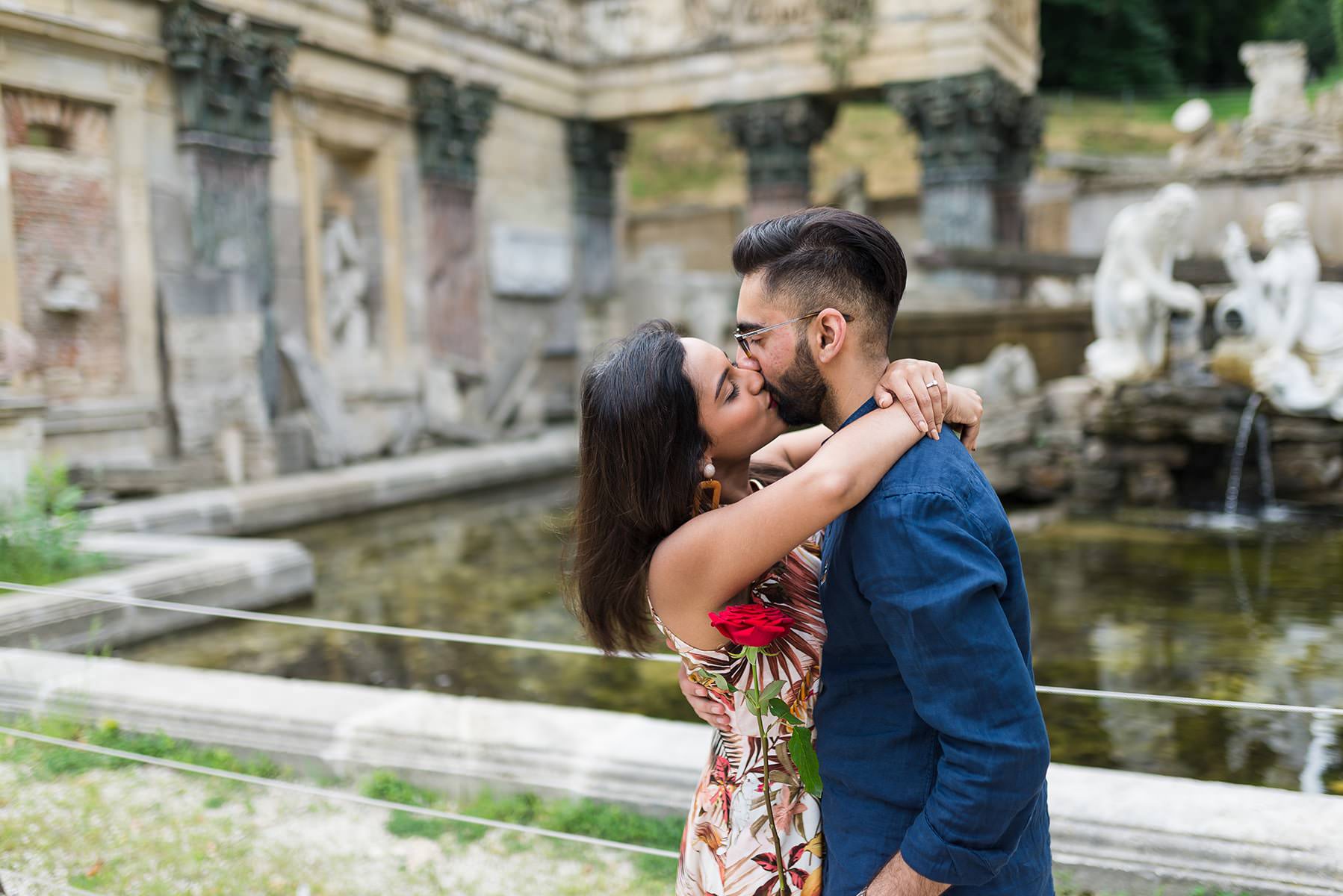 Heiratsantrag mit Fotoshooting in Schönbrunn