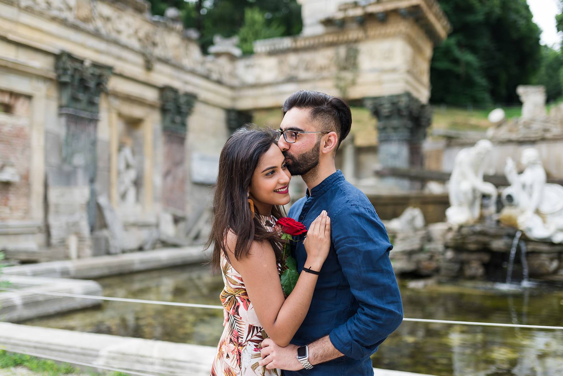 Heiratsantrag mit Fotoshooting in Schönbrunn