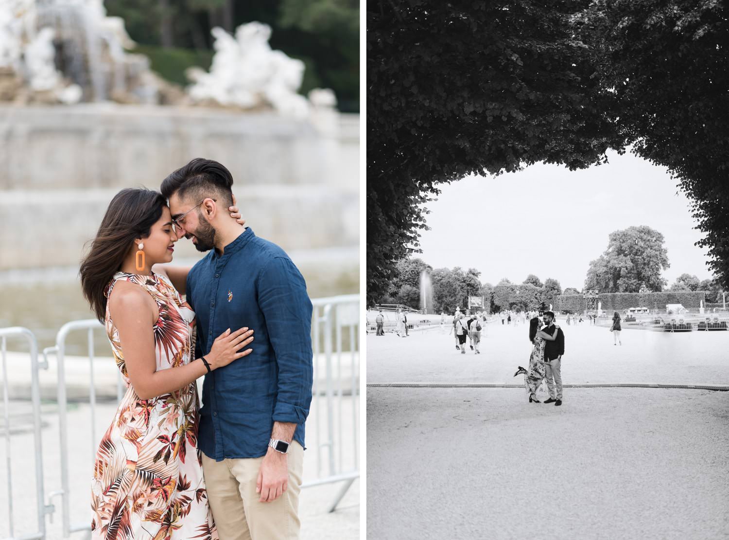 Heiratsantrag mit Fotoshooting in Schönbrunn