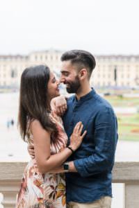 Heiratsantrag mit Fotoshooting in Schönbrunn