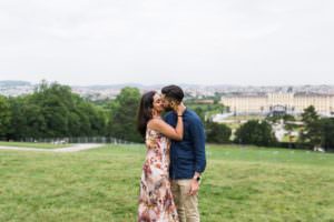 Heiratsantrag mit Fotoshooting in Schönbrunn