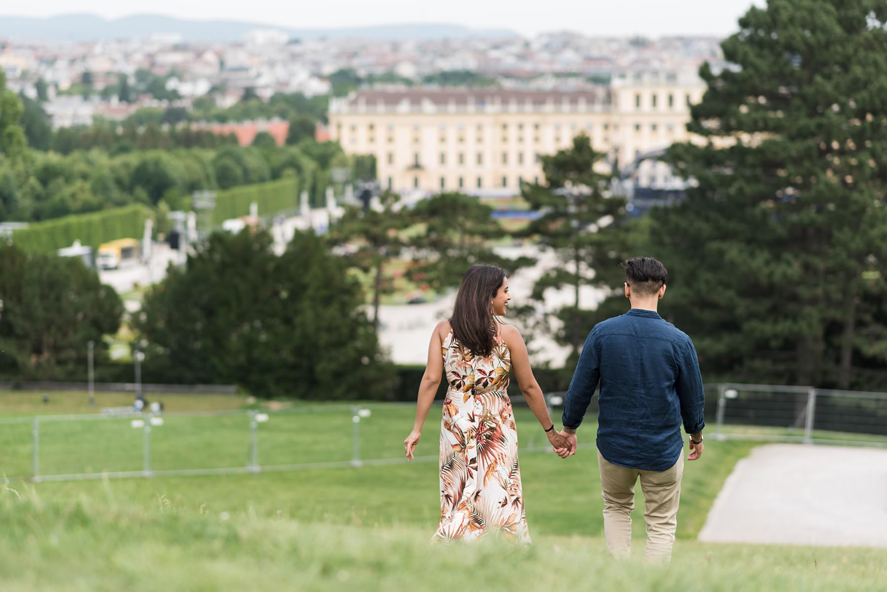 Heiratsantrag mit Fotoshooting in Schönbrunn