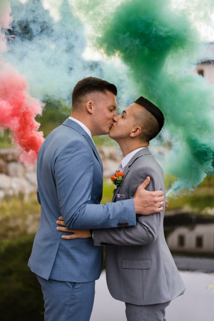 gleichgeschlechtliche Hochzeit schwule lesbische Feier